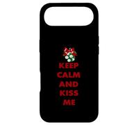 Inscription Keep Calm and Kiss Me Novelty Christmas Coque pour iPhone Air