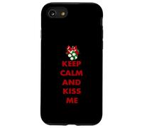Inscription Keep Calm and Kiss Me Novelty Christmas Coque pour iPhone SE (2020) / 7/8