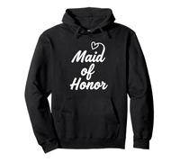 Inscription « Maid of Honor » - pour fête de Mariage Sweat à Capuche