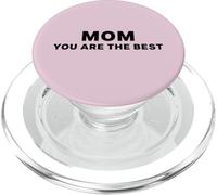 Inscription Mom You are The Best in Black Vintage Style PopSockets PopGrip pour MagSafe