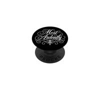 Inscription « Most Ardently Jane Austen » Blanc PopSockets PopGrip Adhésif
