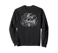 Inscription « Most Ardently Jane Austen » Blanc Sweatshirt