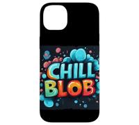Inscription Multicolore Chill Blob Coque pour iPhone 14 Plus