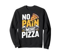 Inscription « No Pain More Pizza Fitness » Sweatshirt