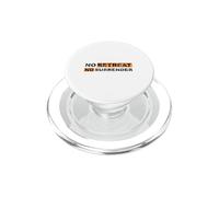 Inscription « No Retreat No Surrender » Vintage PopSockets PopGrip pour MagSafe