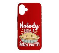 Inscription « Nobody Likes A Soggy Bottom » Coque pour iPhone 16 Plus