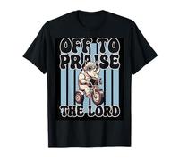 Inscription « Off to Praise The Lord Rhinoceros » T-Shirt