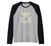 Inscription « Single Malt on The Rocks » Manche Raglan
