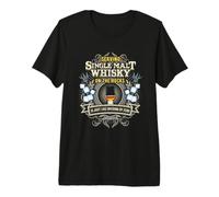 Inscription « Single Malt on The Rocks » T-Shirt Haut de Gamme