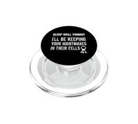 Inscription « Sleep Well Tonight Cool Prison Officer » PopSockets PopGrip pour MagSafe