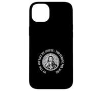 Inscription « sünden are as My Strong Coffee » Coque pour iPhone 14 Plus