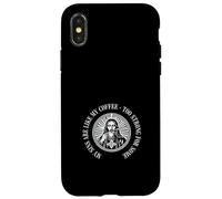 Inscription « sünden are as My Strong Coffee » Coque pour iPhone X/XS