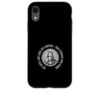 Inscription « sünden are as My Strong Coffee » Coque pour iPhone XR