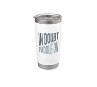 Inscription surfer sur le thème du surf Gobelet isotherme en acier inoxydable double paroi