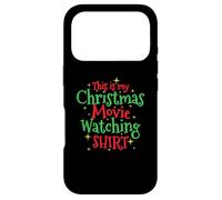 Inscription « This is My Christmas Movie Watching » Coque pour iPhone 17 Pro