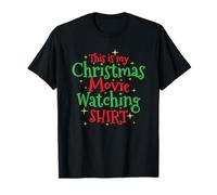Inscription « This is My Christmas Movie Watching » T-Shirt