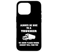 Inscription « Truck Fahrer » Coque pour iPhone 16 Pro