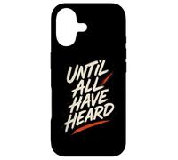 Inscription « Until All Have Heard » avec Inscription « Faith » Coque pour iPhone 17