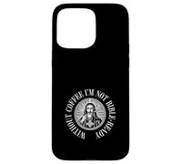 Inscription « Without Coffee I'm Not Bible-Ready Kaffee Kirche » Coque pour iPhone 15 Pro Max