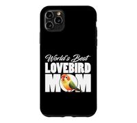 Inscription World's Best Lovebird Mom Coque pour iPhone 11 Pro Max
