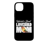 Inscription World's Best Lovebird Mom Coque pour iPhone 14 Plus