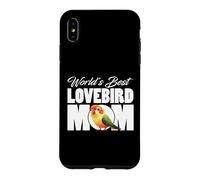 Inscription World's Best Lovebird Mom Coque pour iPhone XS Max