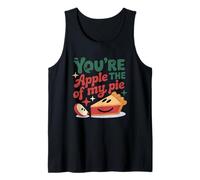 Inscription « You're The Apple Of My Pie » Débardeur