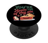 Inscription « You're The Apple Of My Pie » PopSockets PopGrip Adhésif
