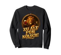 Inscription « ZU Alt FÜR KÖLSCH! » Lion et chèvre Sweatshirt