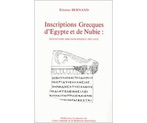 Inscriptions grecques d'Egypte et de Nubie: Répertoire bibliographique des OGIS