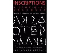 Inscriptions historiques grecques Jean-Marie Bertrand (Edité par)