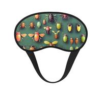Insect Atlas C'est un masque pour les yeux à bord noir. Le masque doux pour les yeux peut améliorer la qualité du sommeil et est adapté pour l'intérieur, l'extérieur et les voyages.