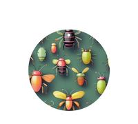 Insect Atlas Lot de 4 désodorisants de voiture parfumés à la lavande à suspendre pour intérieur de véhicule, décoration parfumée double face pour voiture, maison, placard