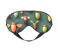 Insect Atlas Masque doux pour les yeux Unisexe Confortable et respirant Convient pour le repos quotidien Aide à entrer rapidement dans le sommeil profond