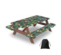 Insect Atlas Nappe rectangulaire imperméable pour pique-nique, camping, barbecue