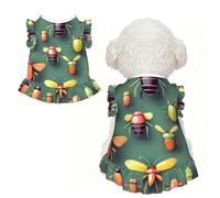 Insect Atlas S Vêtements pour petits chiens - Jolie tenue d'été pour chiot, doux et respirant