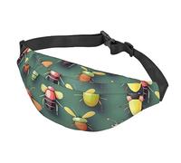 Insect Atlas Sac banane multifonctionnel Grand sac banane pour homme et femme Sports de plein air Voyage Tendance et portable, Comme indiqué sur la photo, Taille unique, Sac à dos de
