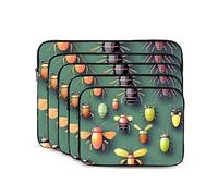 Insect Atlas Sacoche pour ordinateur portable de 13 pouces - Résistante aux chocs - Tendance - Pour homme et femme