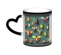 Insect Atlas - Tasse à café en céramique thermique pour homme et femme - 325 ml