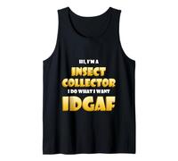 Insect Collector IDGAF Meme Bug Science Ant Studying Insects Débardeur