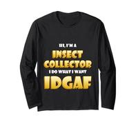 Insect Collector IDGAF Meme Bug Science Ant Studying Insects Manche Longue