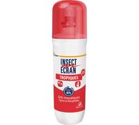 INSECT ECRAN - Anti-moustiques - Spray répulsif peau - protection contre les piqûres de moustiques - Made in France - Spécial Tropiques - 75 ml