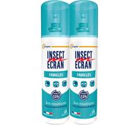Insect Ecran Familles Répulsif Peau Spray 2x100ml + Brume