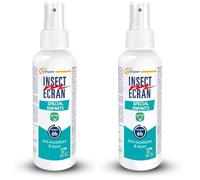 INSECT ECRAN - Spécial Enfants - Spray Anti-Moustiques - Efficacité 6h - Protection contre les piqûres de moustiques et de tiques - Répulsif peau - Dès 1 an - 100 ml (Lot de 2)