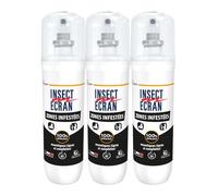 INSECT ECRAN - Spray Anti-Moustiques Répulsif Zones Infestées - 8H -3x100ml