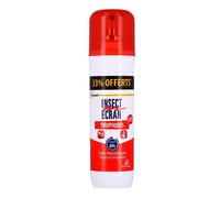 Insect Ecran Tropiques Anti-moustiques Efficacité 8h 75ML +33% OFF