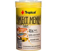 Insect Menu Flakes 100ml / 20g - Aliment pour Poisson en Flocons à Base de 3 Insectes