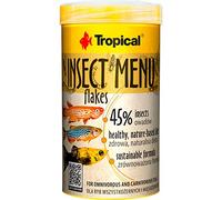 Insect Menu Flakes 250ml / 50g - Aliment pour Poisson en Flocons à Base de 3 Insectes