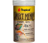 Insect Menu GRANULES Size S 100ml /54g - Aliment pour Poisson sous Forme de granulés à Base de 3 Insectes Qui se noient