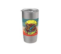 Insectburger Manger des insectes Je mange des insectes Gobelet isotherme en acier inoxydable double paroi